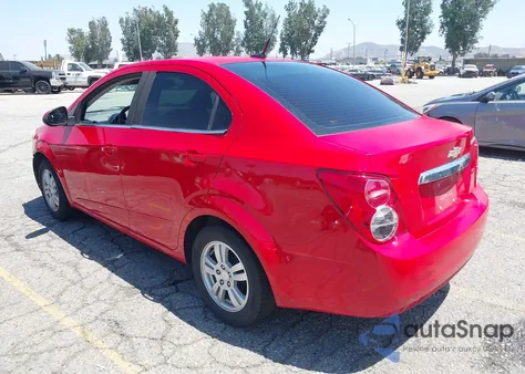 2013 Chevrolet Sonic Lt Auto из США, поврежденный, VIN 1G1JC5SH3D4160277